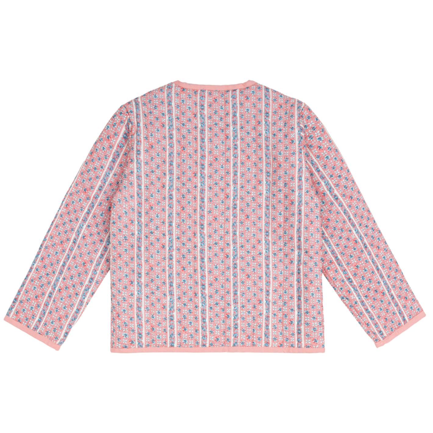 unisex rosa vine quilted jacket