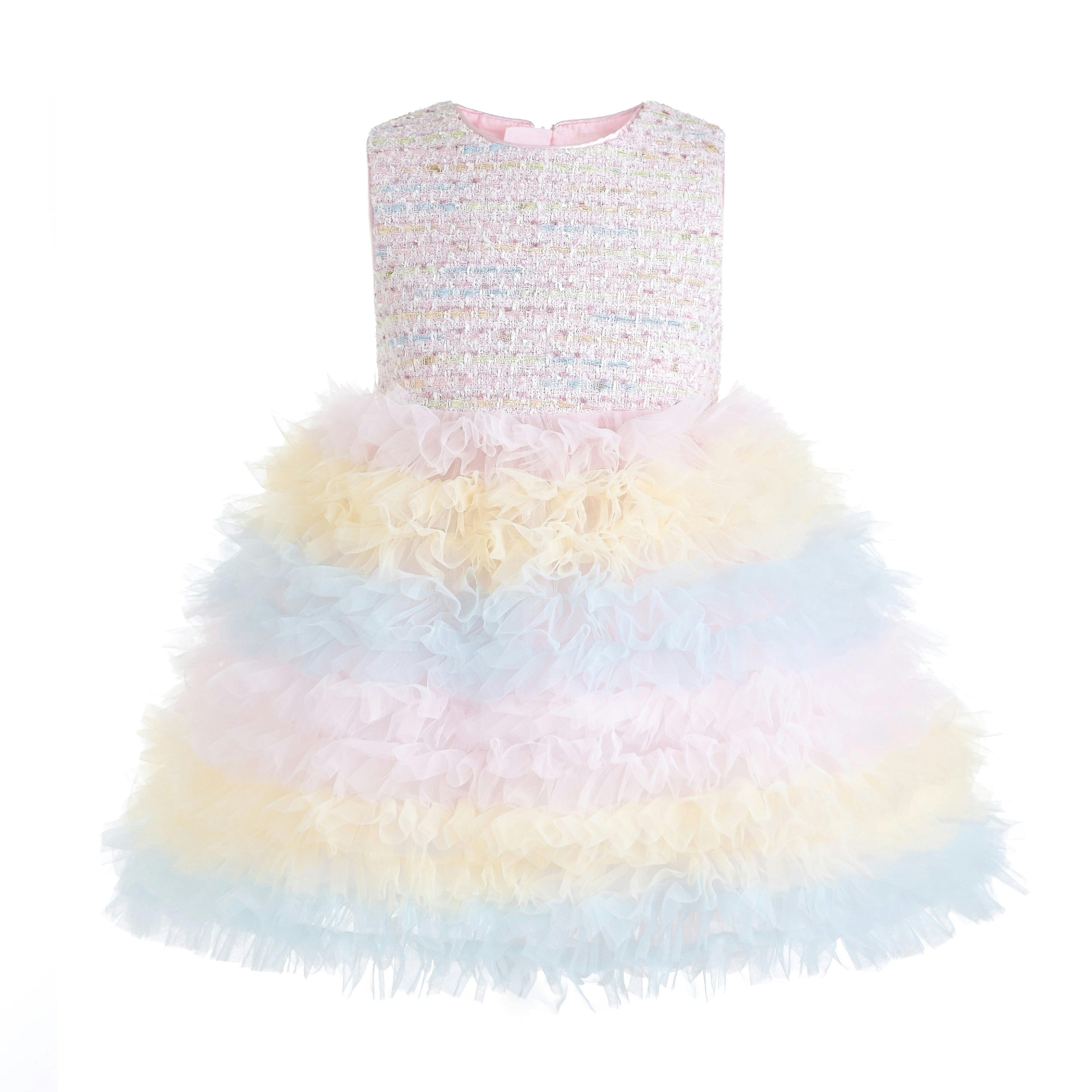 Soft Pink Calina Bow Dress Sets