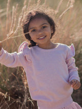 Delicate Frilled Jumper | 100% cashmere