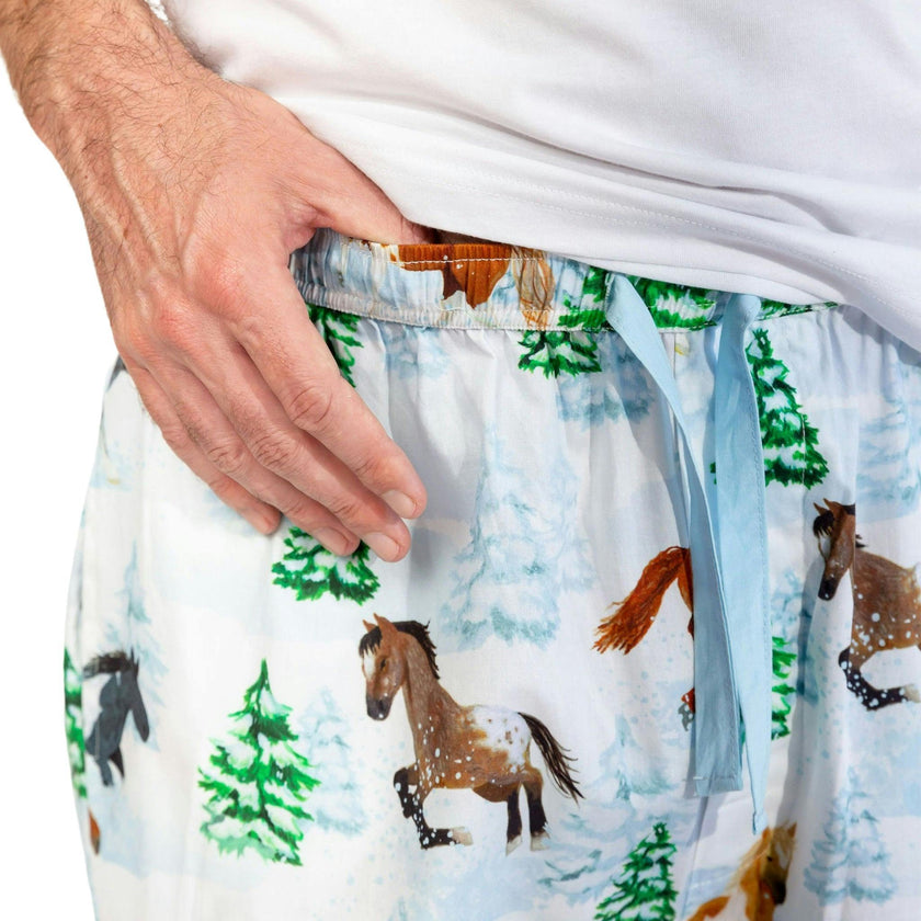 Men's Skydog Wild & Free PJ Pants - Organic Cotton Poplin