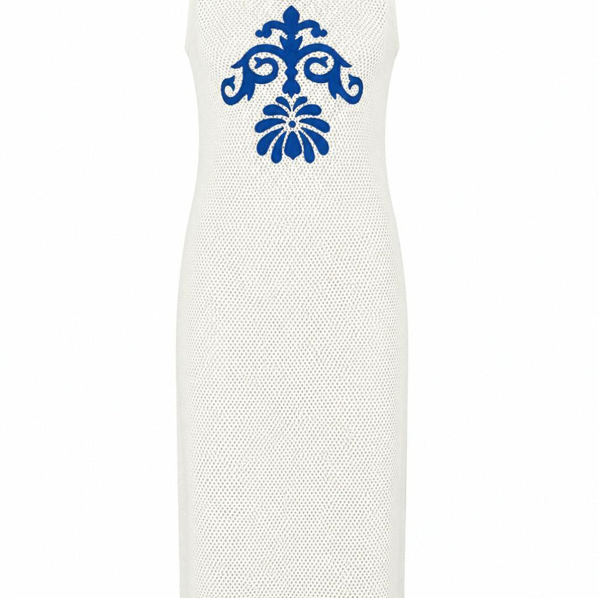 Ila Ivory Medallion Midi Dress