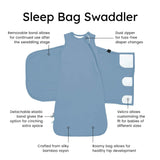 Sleep Bag Swaddler in Slate