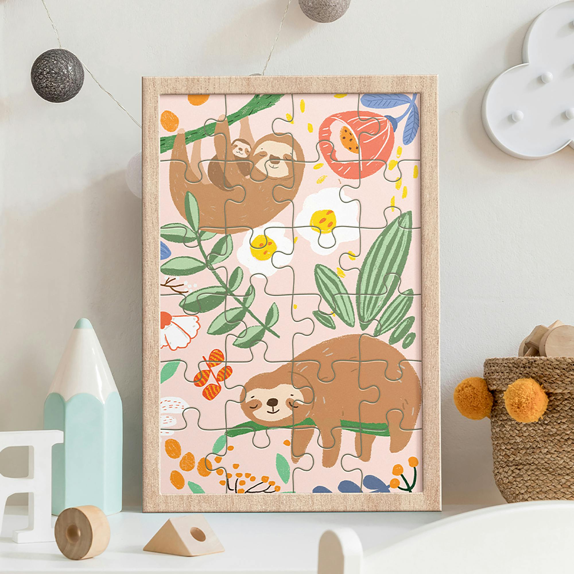 JOS: 24 Piece Puzzle - Sloth