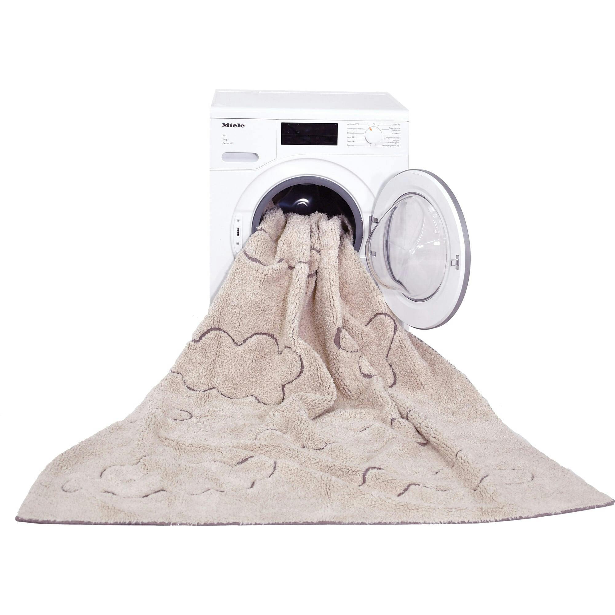 Clouds RugCycled Washable Rug, Natural