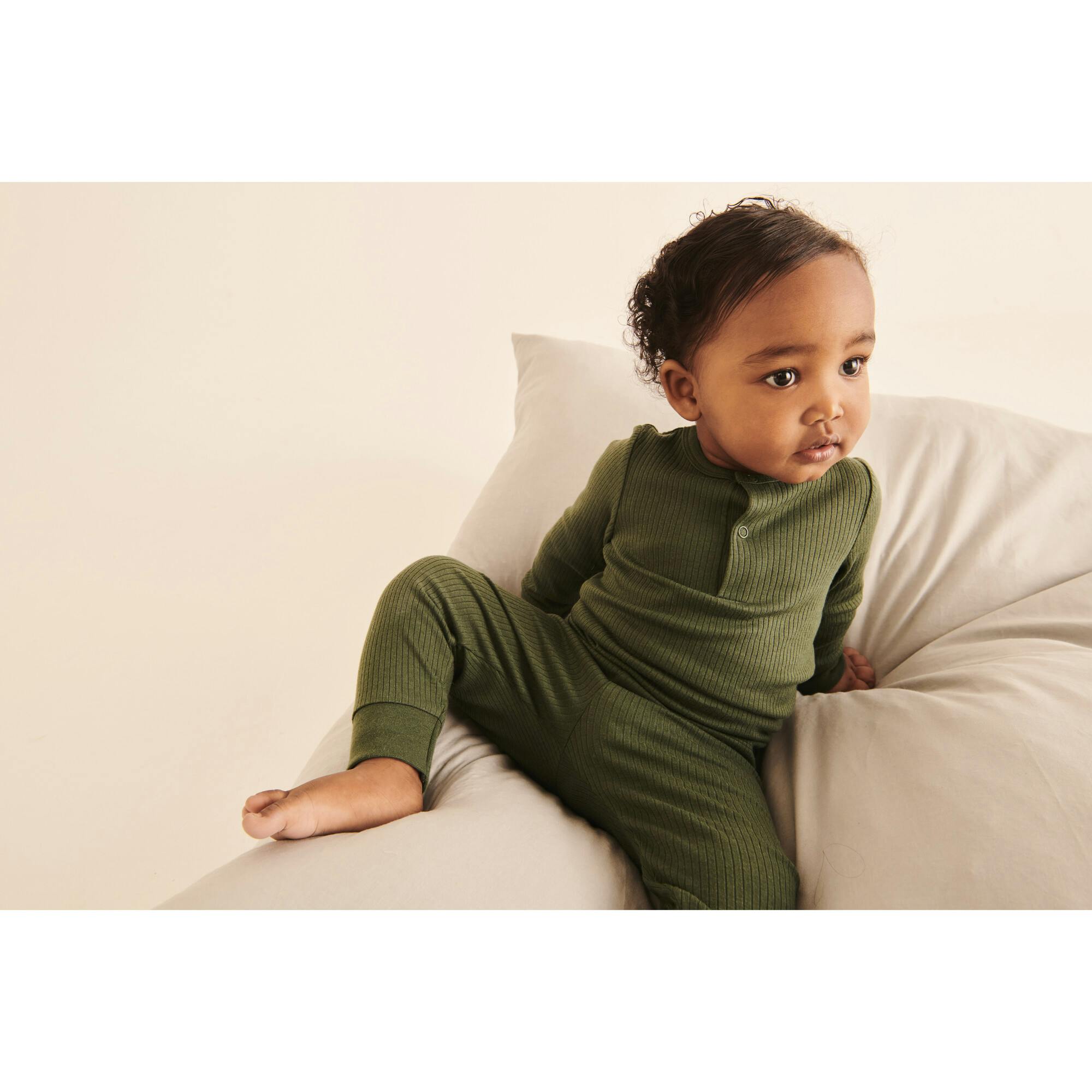 Ribbed Pajama Set