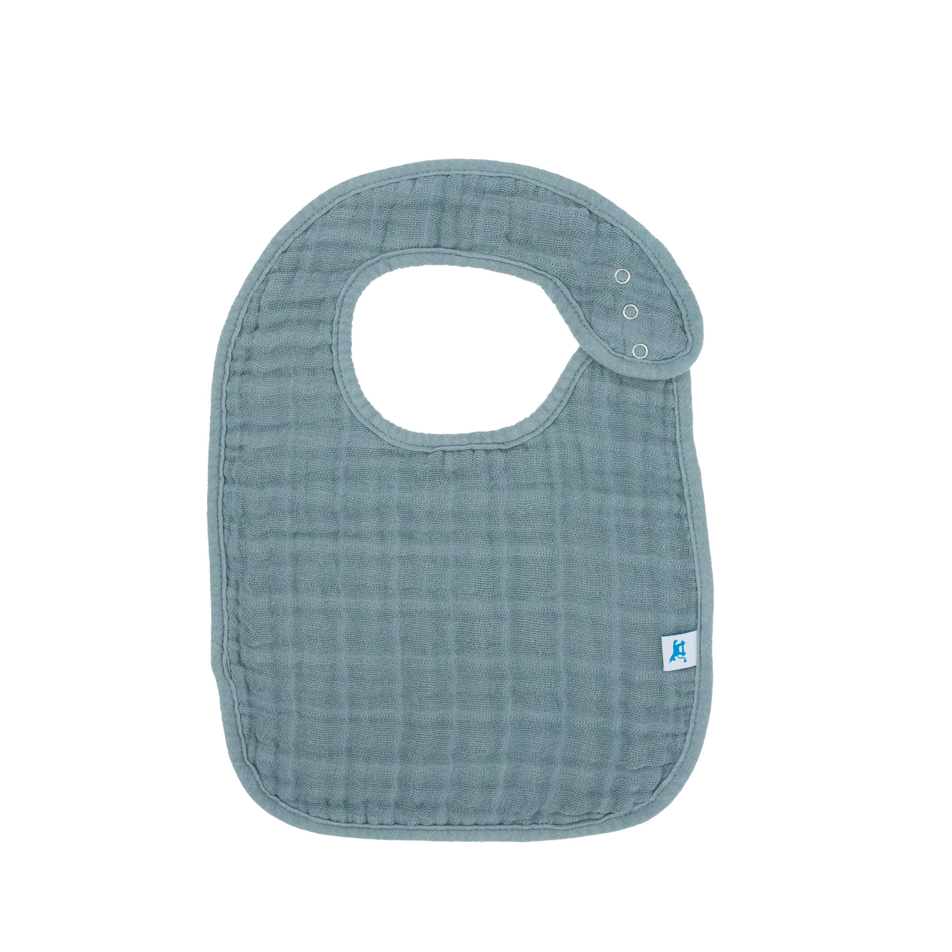 Cotton Muslin Classic Bib 3 Pack - Georgia Peach