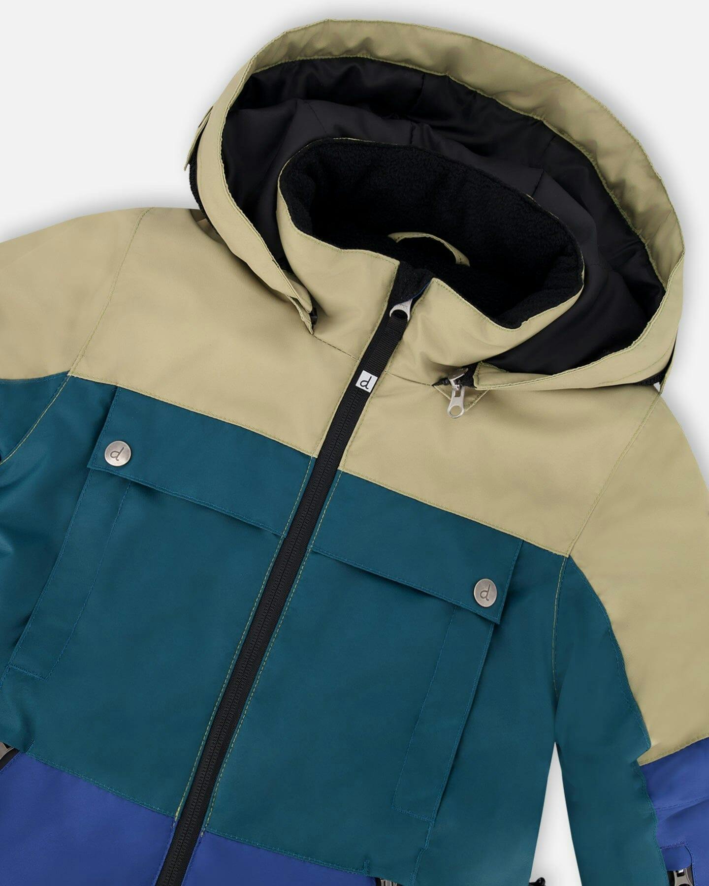 One-Piece Teknik Snowsuit Colorblocked