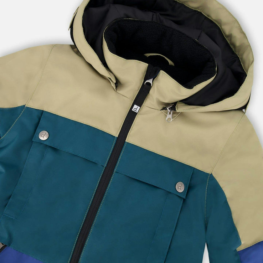 One-Piece Teknik Snowsuit Colorblocked