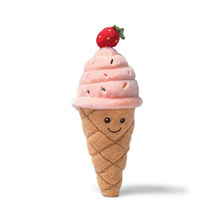 McHugs Strawberry Ice Cream Weighted Plush 18cm