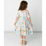 Reese Print Scoop Neck Dress