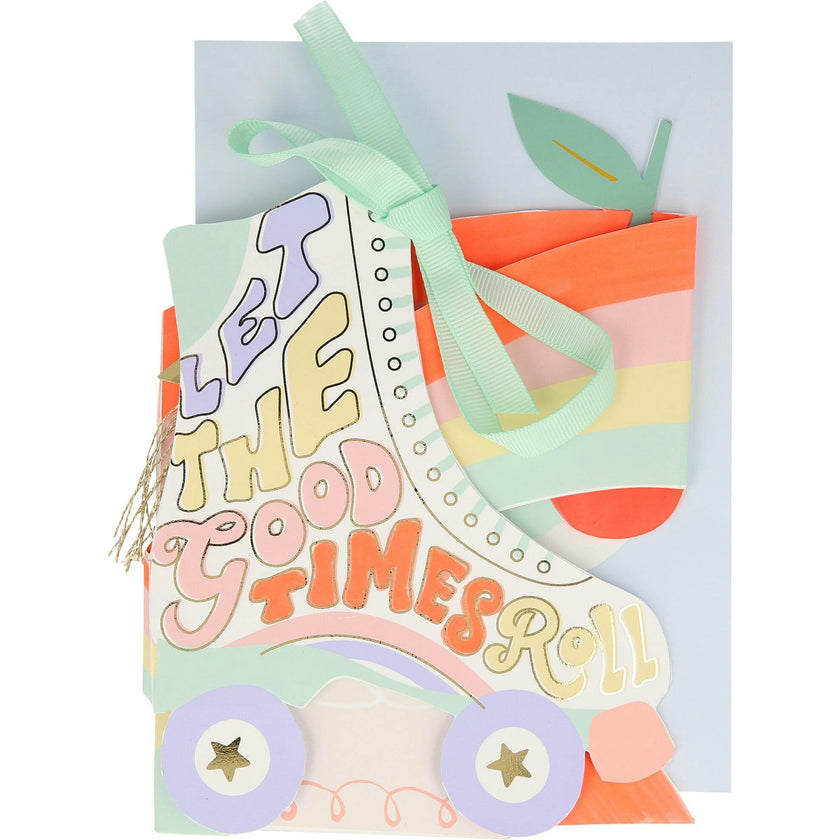 Roller Skate Birthday Card