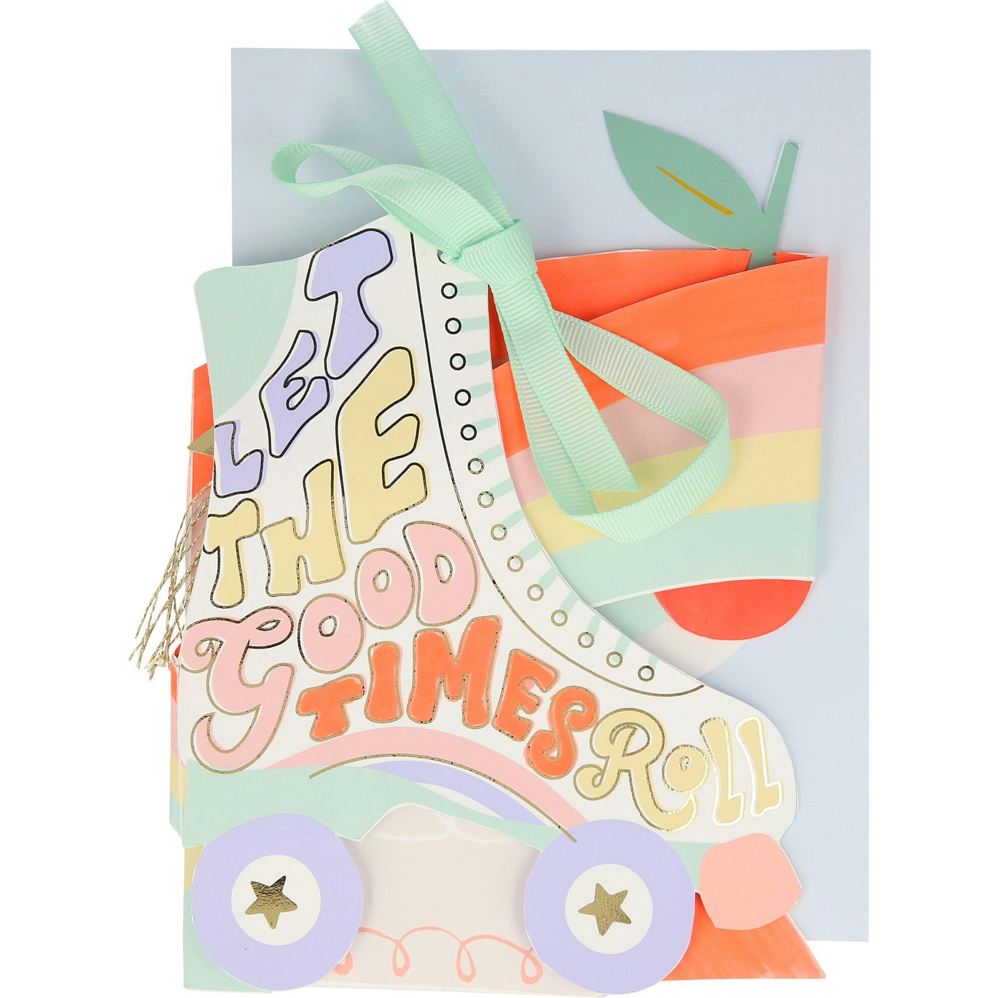 Roller Skate Birthday Card