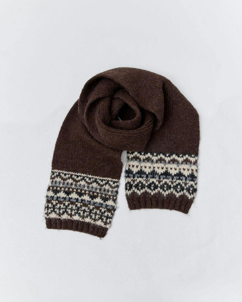Fair Isle Knit Scarf