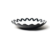 Black Arabesque Scallop 14 Pasta Bowl