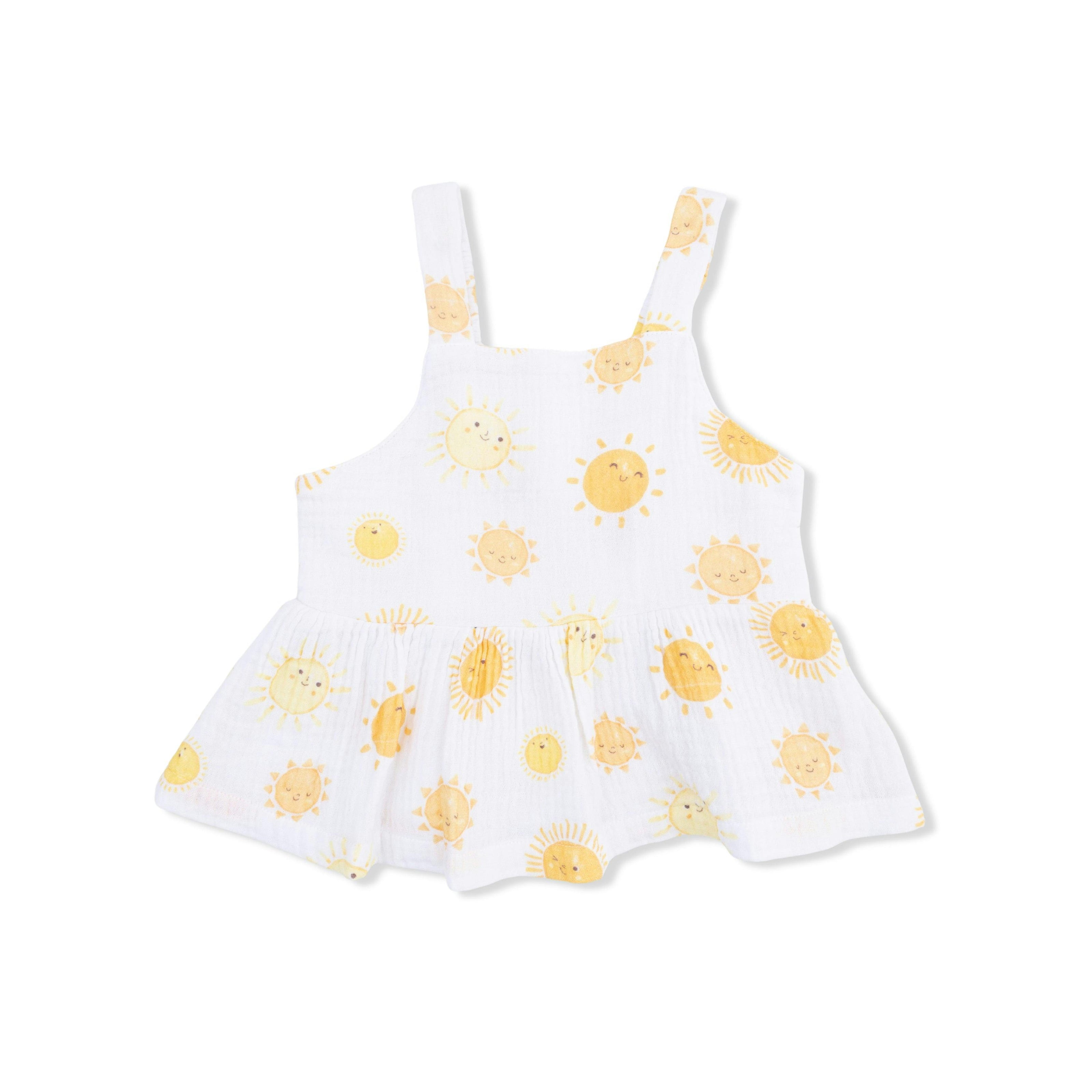 Happy Suns - Peplum Tank with Wide Leg Pant