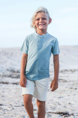 Lagoon Pauli Short Sleeve Henley
