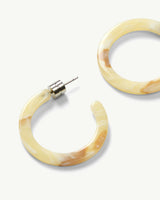 Mini Hoops in Crème