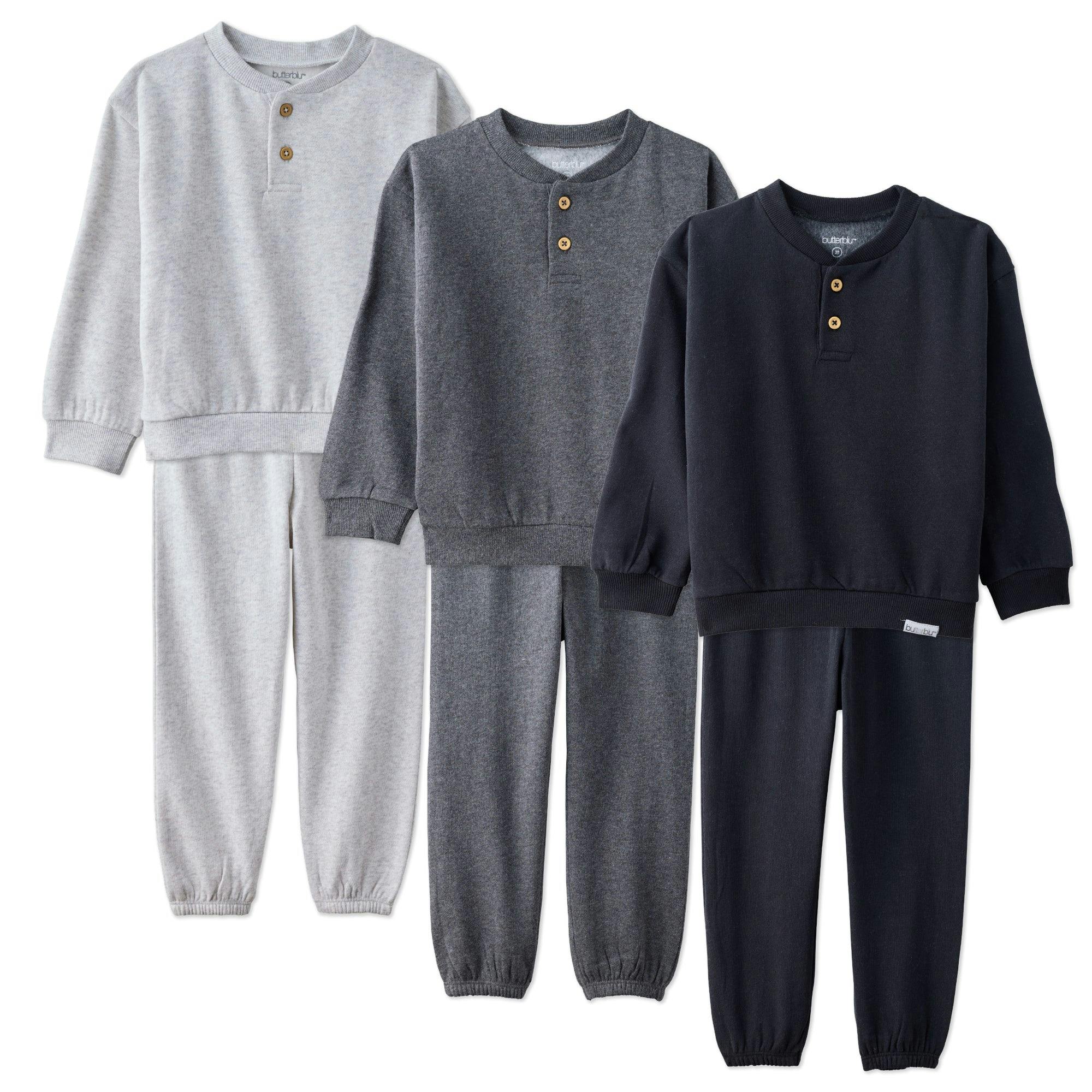JERRY 6-Piece Henley Sweatsuit