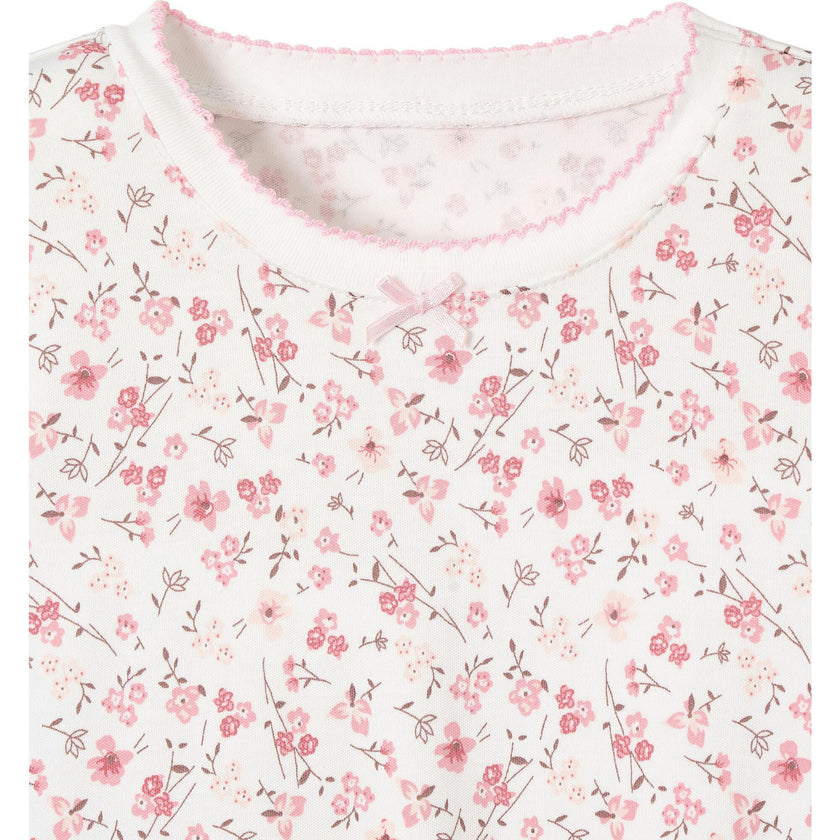 Kid's Pima Snug Fit Pajama Set in Dorset Floral