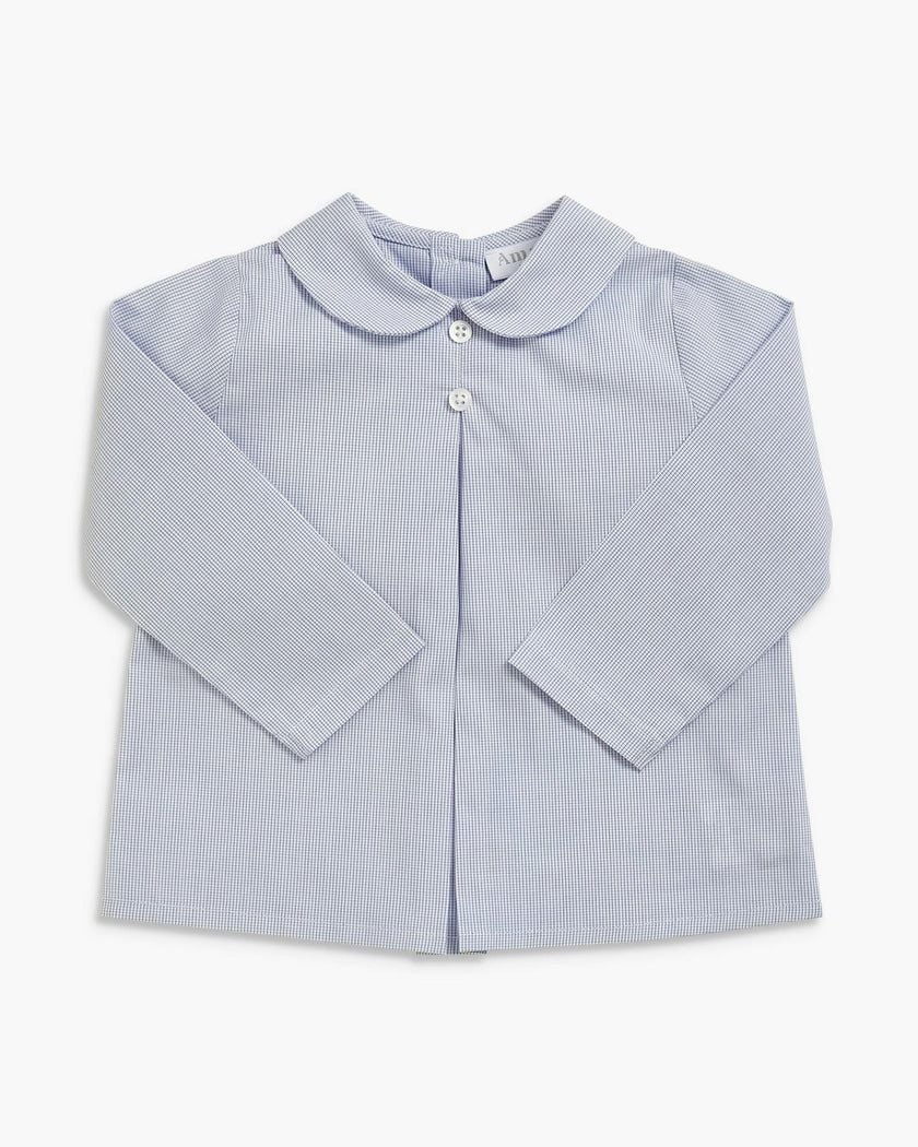 Darius Shirt Navy Minicheck