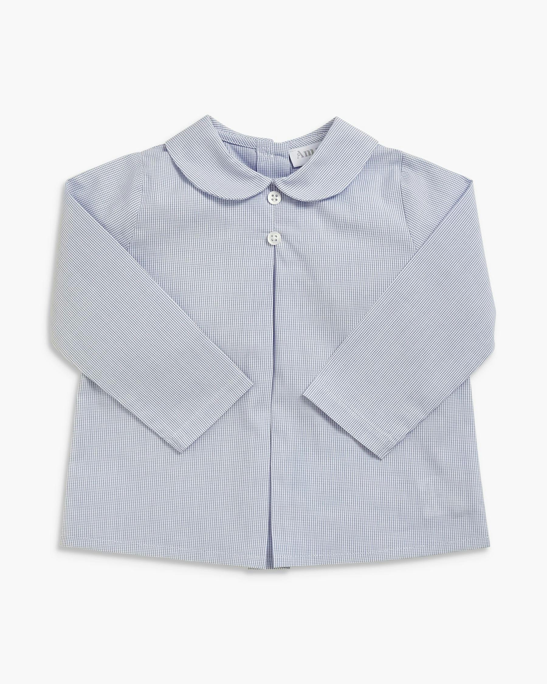 Darius Shirt Navy Minicheck