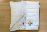 [NEW] XL Organic Nap Mat- Blue Stripe