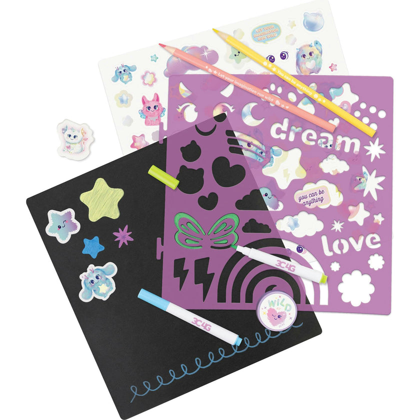 3C4G: Imagination Land Travel Chalkboard Art Set