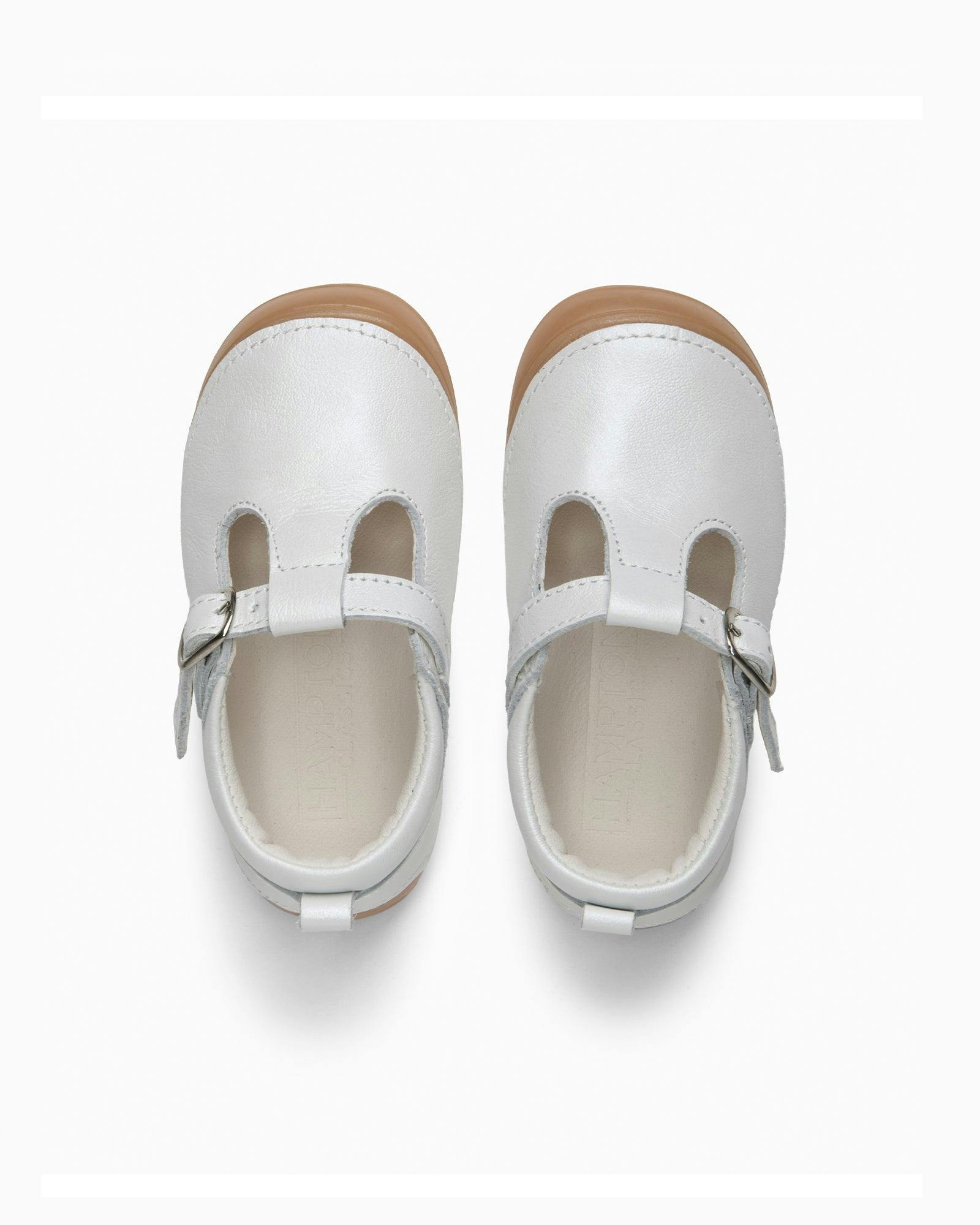 My First Hampton Classics Ari Pre-Walkers in White