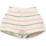 Textured Striped Shorts