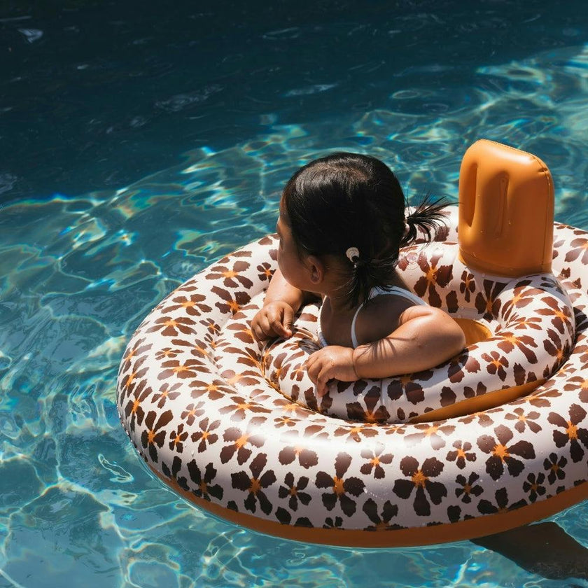 Baby Float - Orange - Wild Flower - 1/2 Years