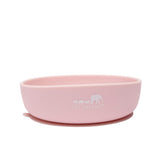Silicone Baby Plate Bowl - Rose