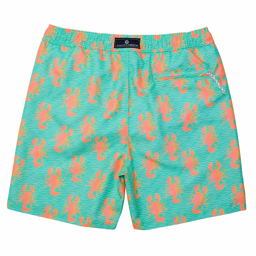 Men's Sustainable Comfort Lined Drawstring Swim Short