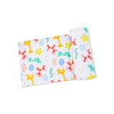 Balloon Animals - Blue - Swaddle Blanket