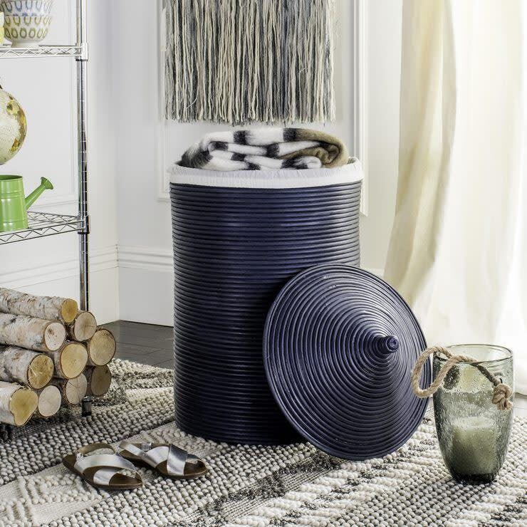 Wellington Rattan Lined Storage Hamper