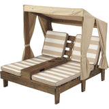 Double Chaise Lounge With Cupholder