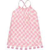 Mini Chantal Girl's Sundress Shell Beach Pink, Pink
