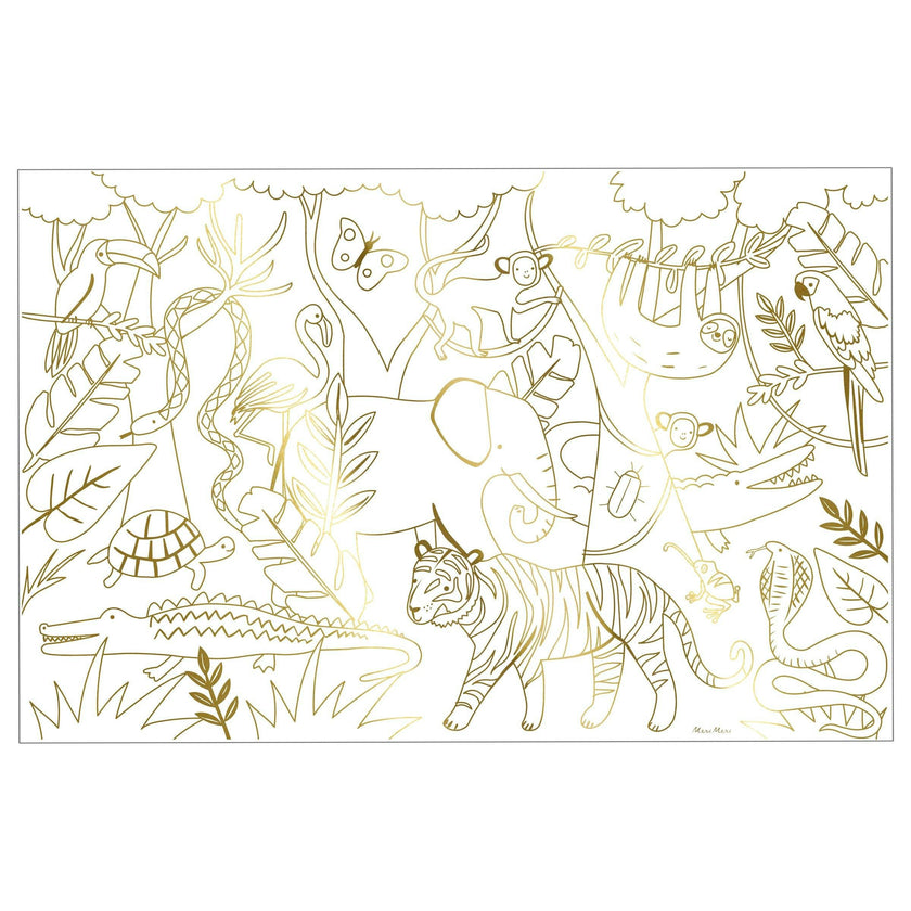 Jungle Coloring Posters