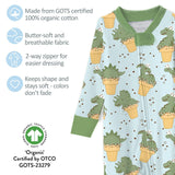 CRUZ Snug-fit Footed Baby Boys Pajamas
