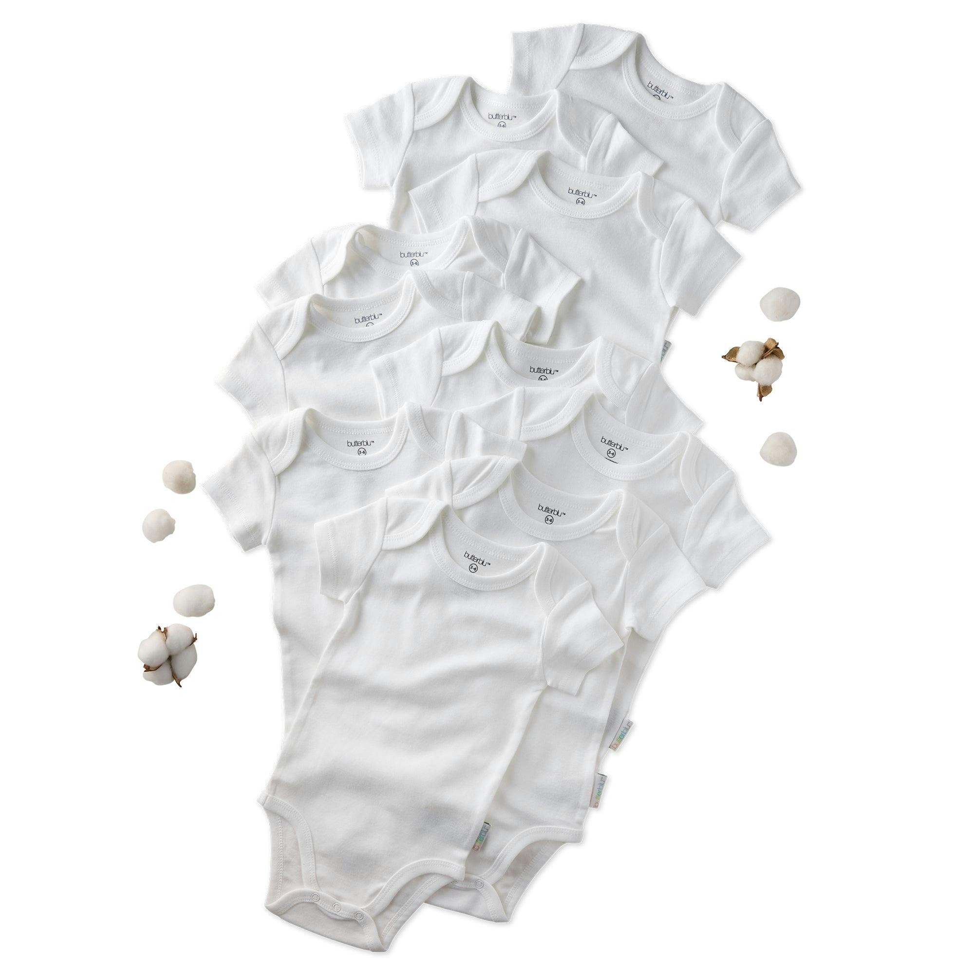 AVERY 10-Pack Short Sleeve Bodysuits