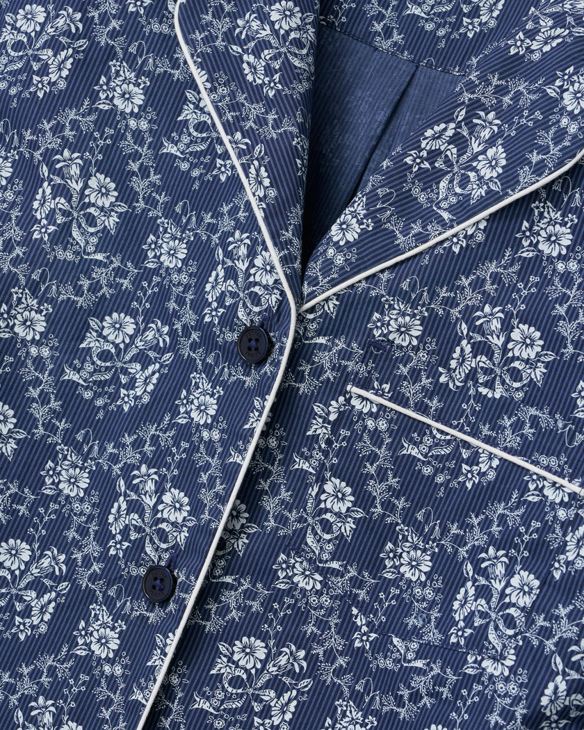 Women's Poplin Pajama Set in Innkeeper Trellis