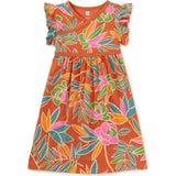 Wrap Neck Dress, Multi