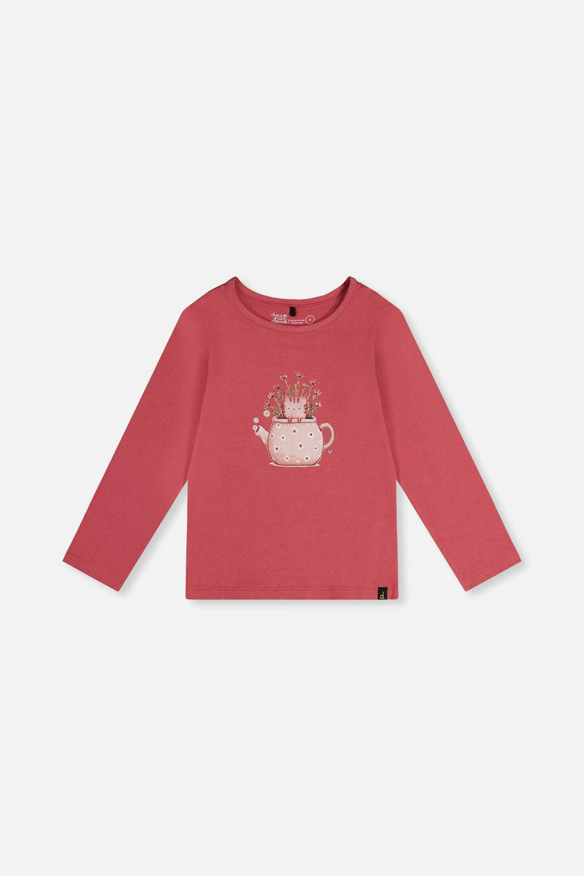 Organic Cotton Jersey T-Shirt Raspberry Pink
