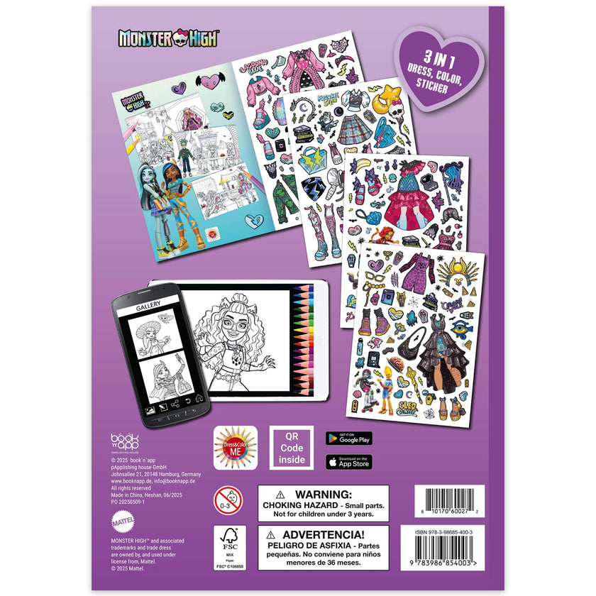 Dress & Color ME: Monster High