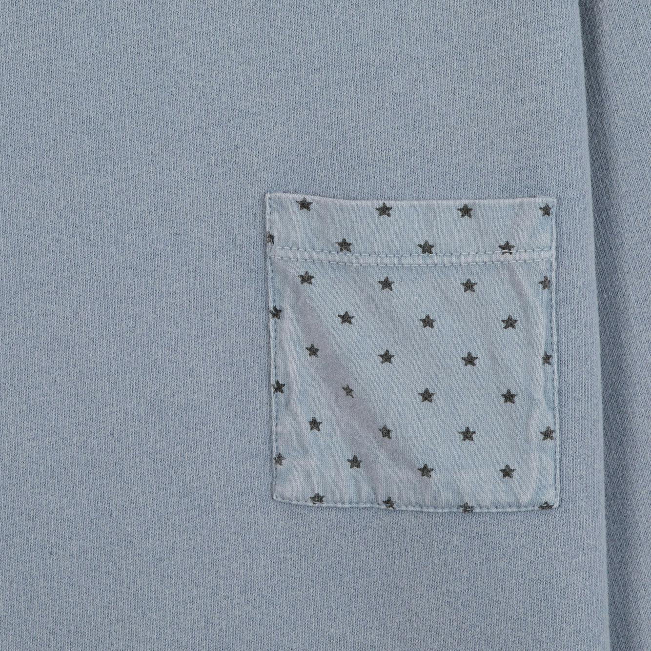 BONTON Narciss Star Pocket Sweatshirt - Bleu Bebe
