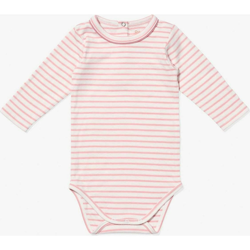 Edward One-piece, Dusty Rose Mini Stripe