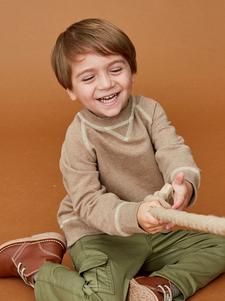Raglan Sleeve Fleece Sweatshirt