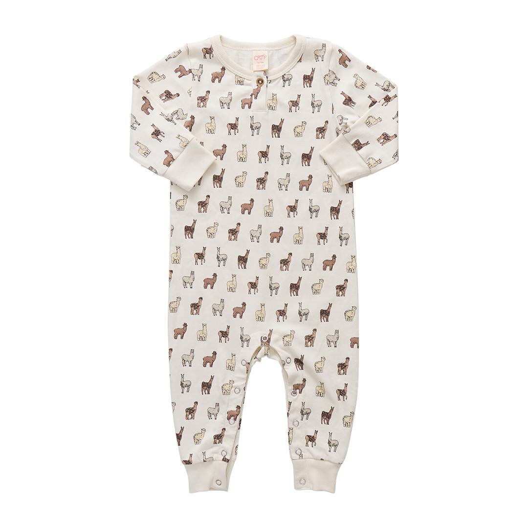Baby Park Romper, Llamas And Alpacas