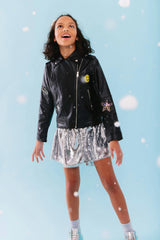 Whatever Beaded Leather Jacket