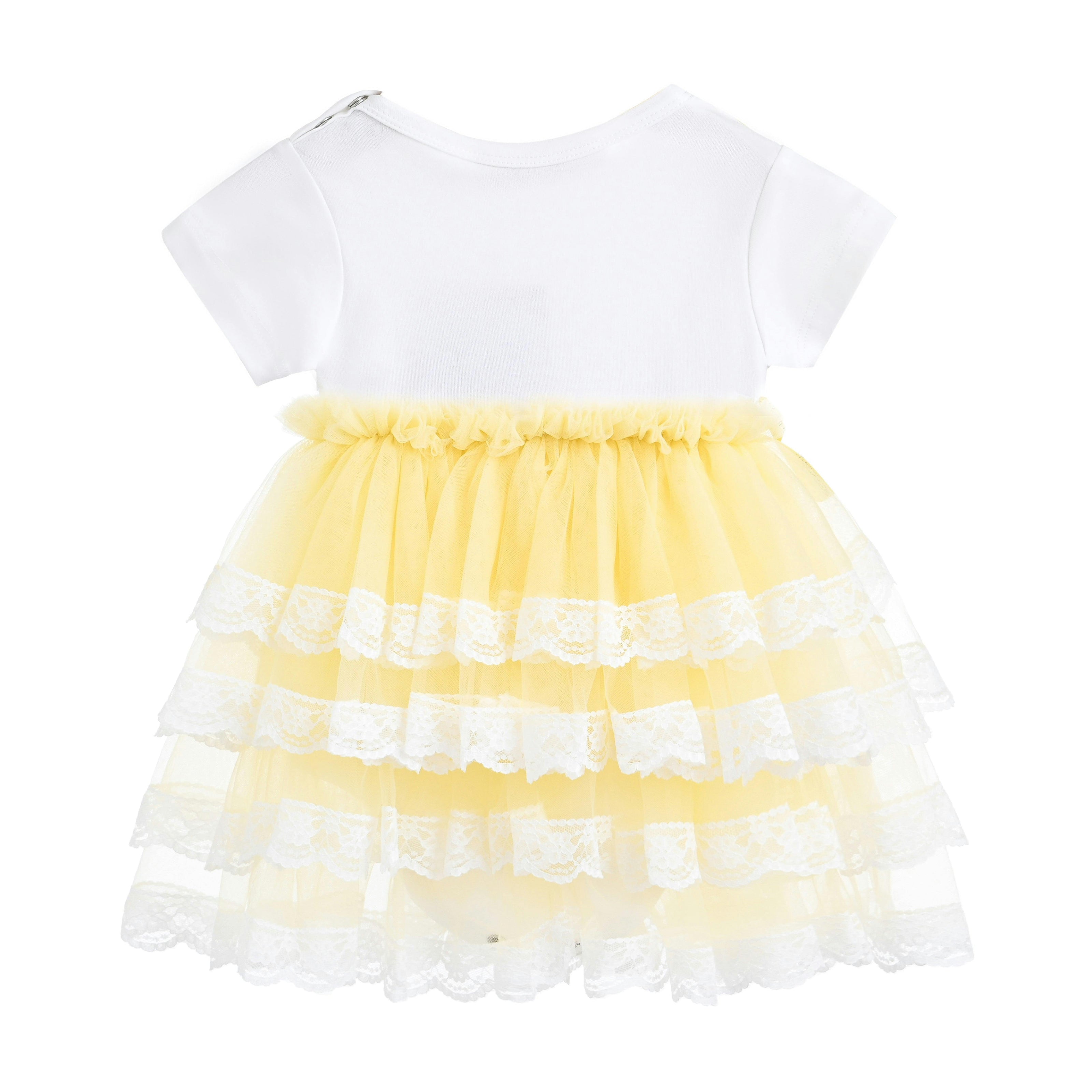 Yellow Briony Tulle Dress