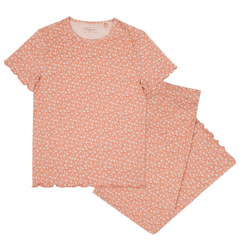 womens melone floral pima pajamas set